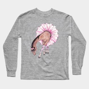 Ballerina Horse Long Sleeve T-Shirt